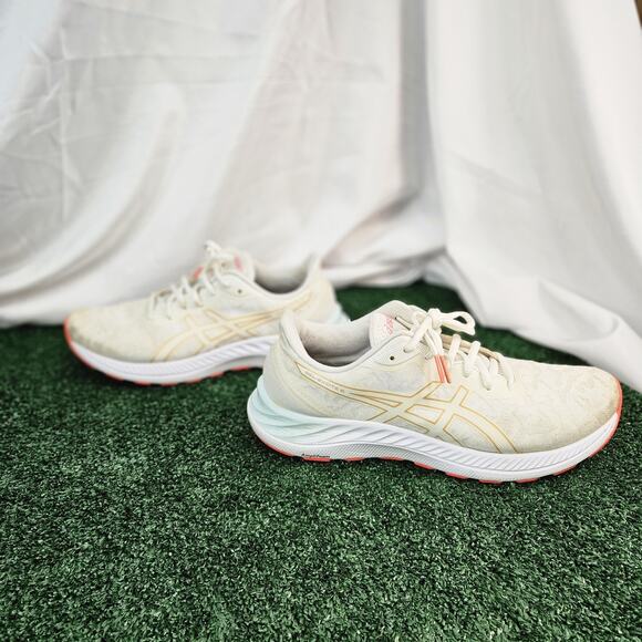 Asics Gel-Excite 8 Running Shoes Women's Size 10 White Athletic Training Sneaker - Picture 1 of 13